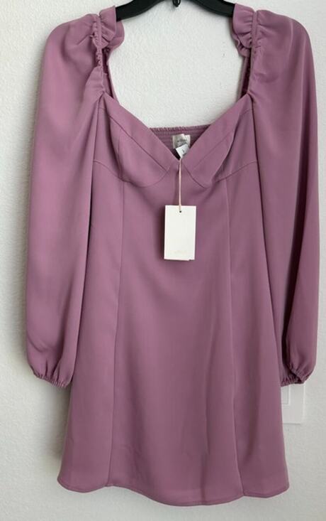 Wilfred Dresses & Skirts - NWT Womens Aritzia Wilfred Novella Dress in Soft Orchid Size 2
